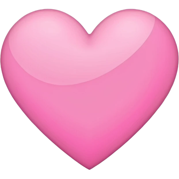 Pink line heart  emoji