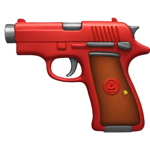 Red gun emoji