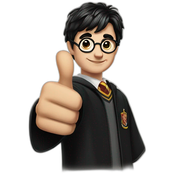 harry potter thumbs up emoji