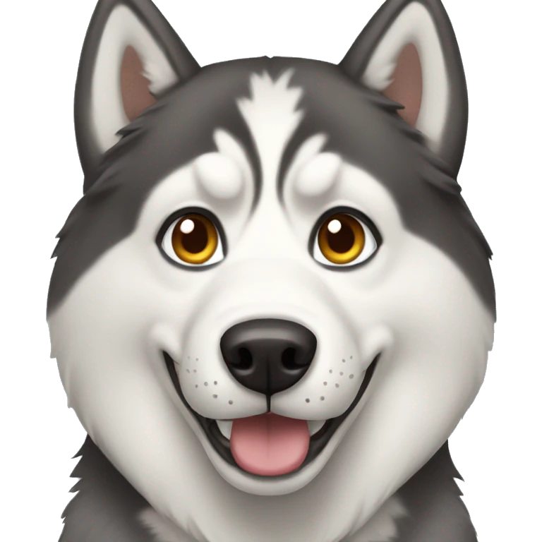 Husky dog  emoji