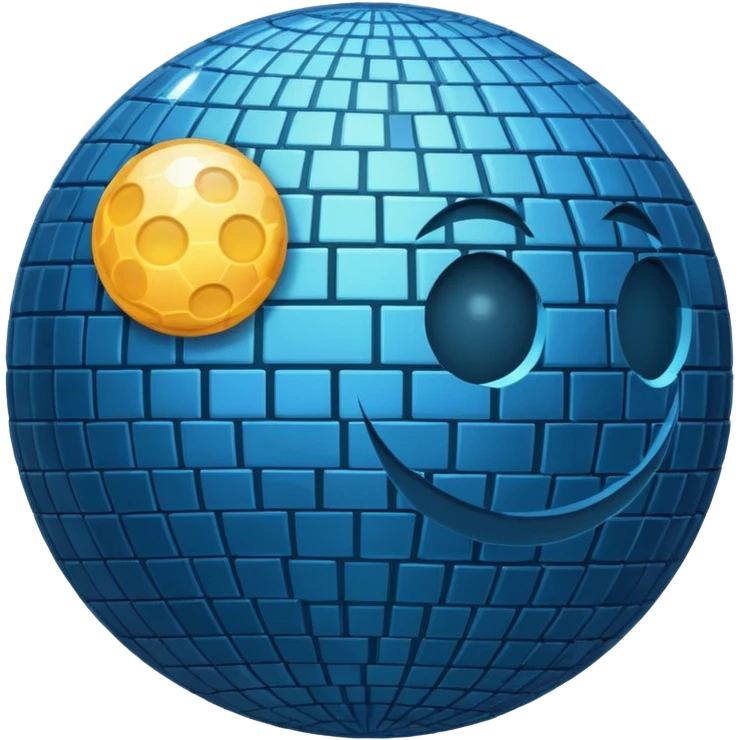 disco ball moon emoji