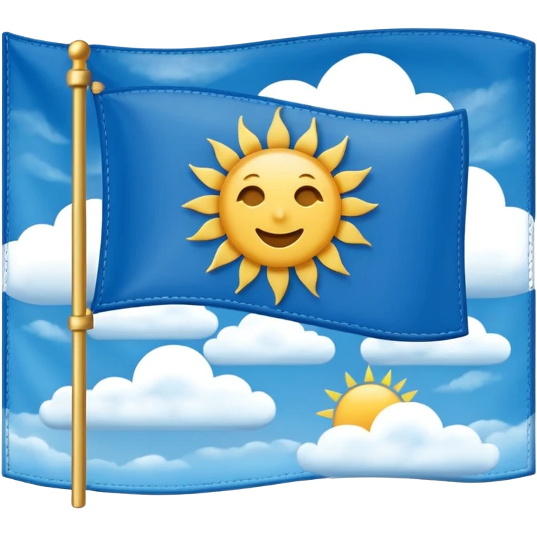 Design a rectangular emoji-style flag representing the realm of the gods emoji