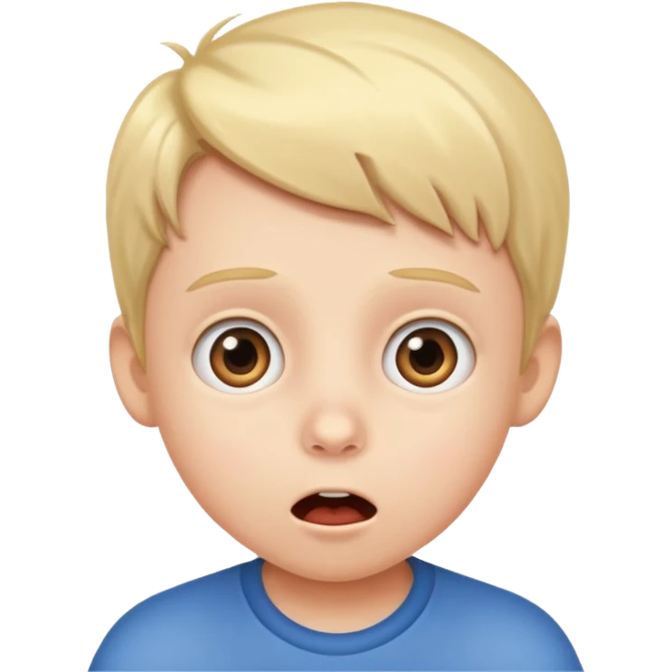 kids surprise face emoji