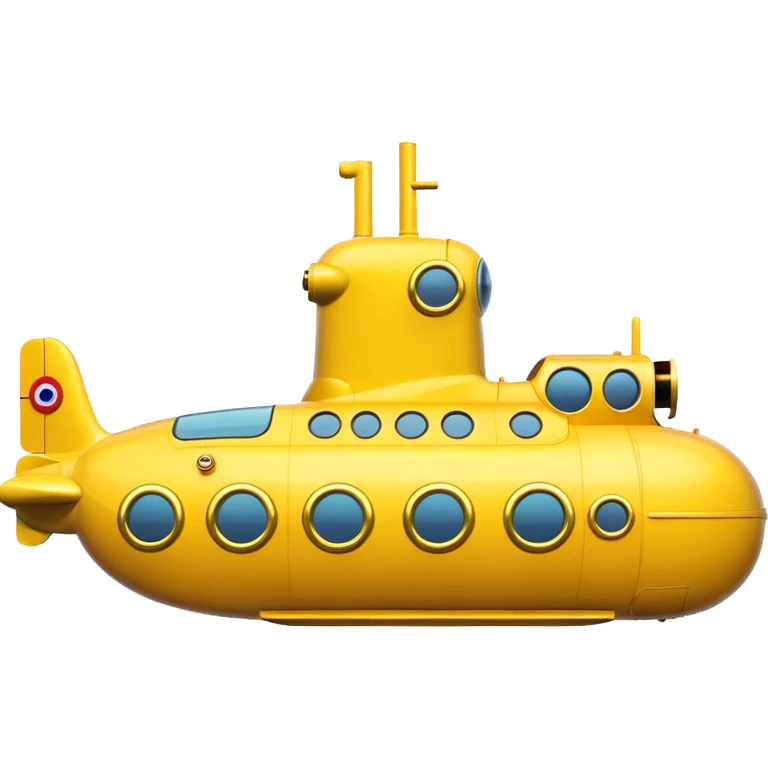 yellow submarine, front view emoji