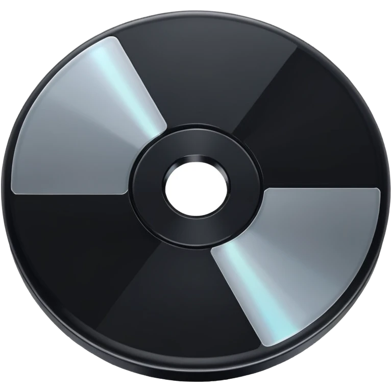 black computer disk emoji