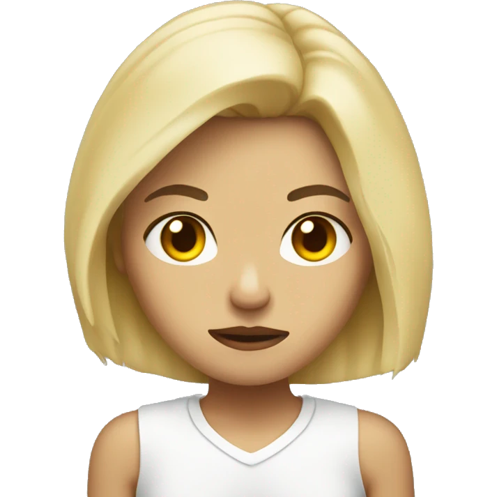 blondie looking sick emoji