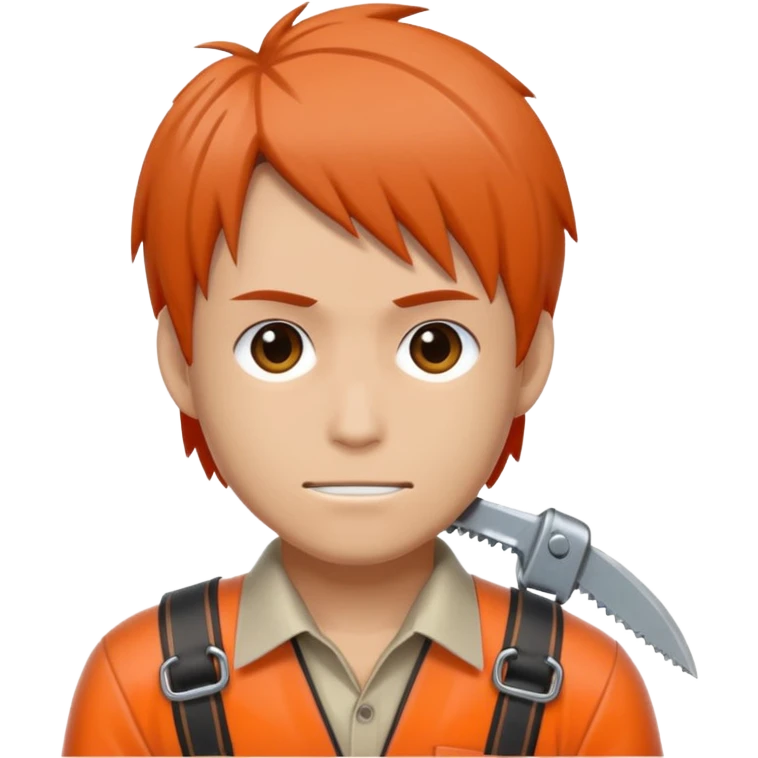 Denji chainsaw man (from head to shoulders) emoji