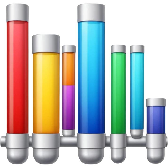 color tubes emoji