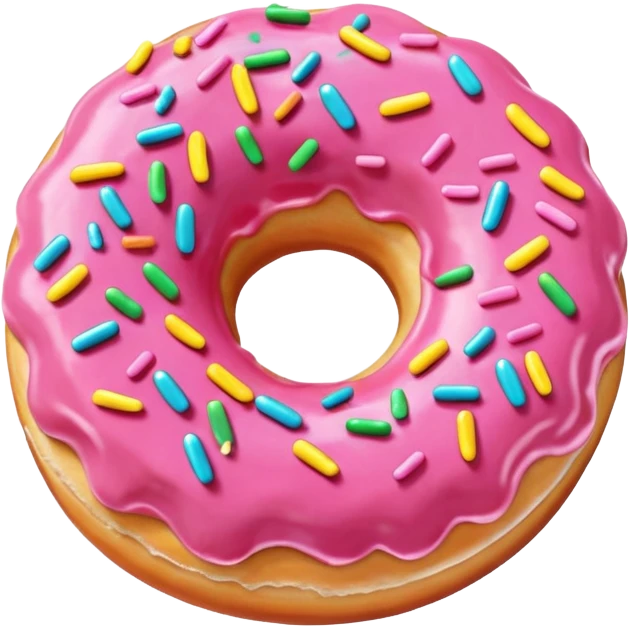 Generate me a Simpson donut emoji