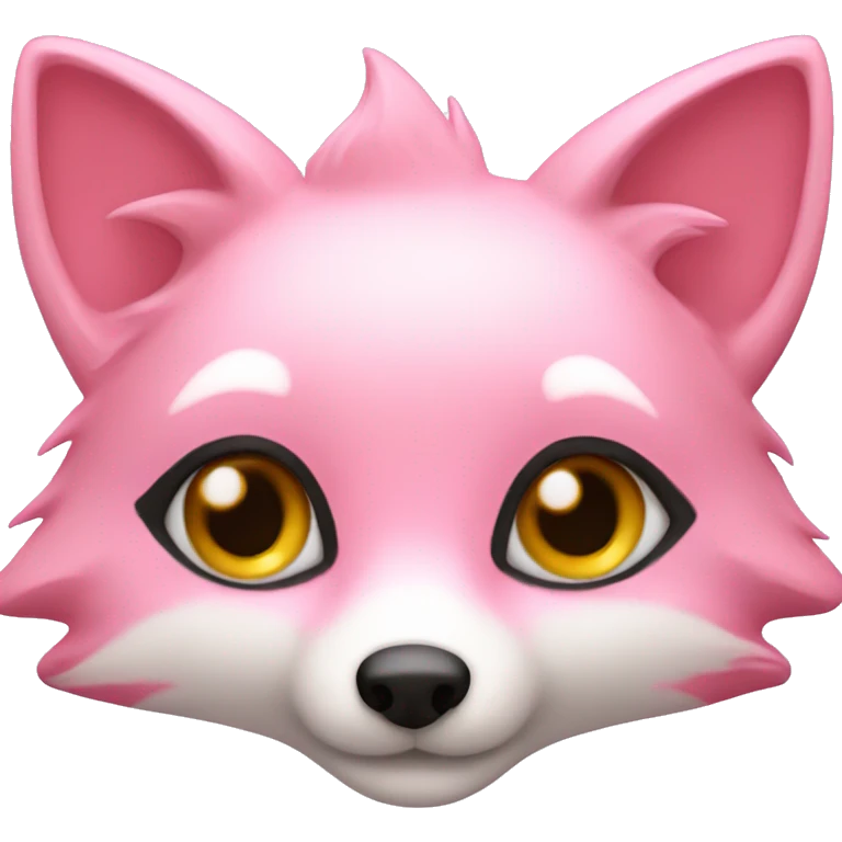 pink fox cute emoji