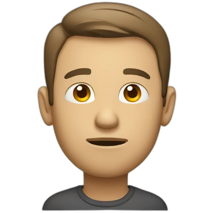 man thinking  emoji