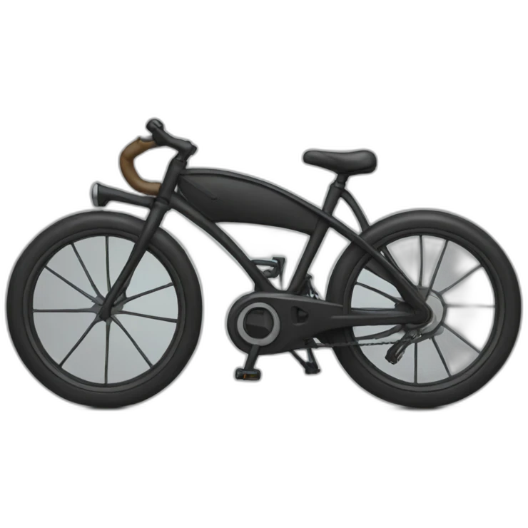black-man-bike emoji