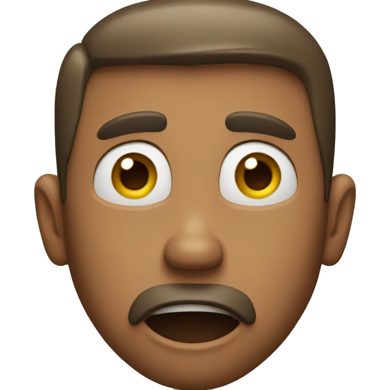 surprised man emoji