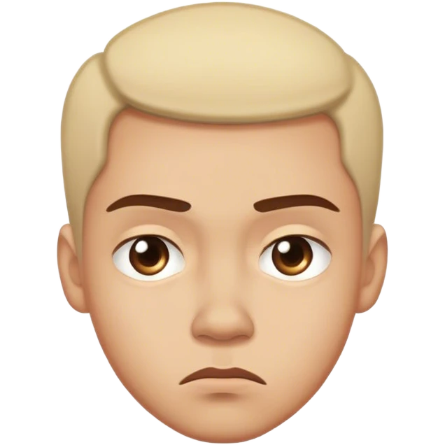 Side eye annoyed emoji