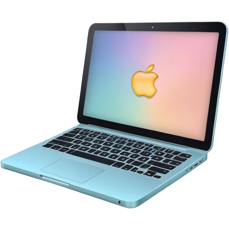 pastel laptop emoji