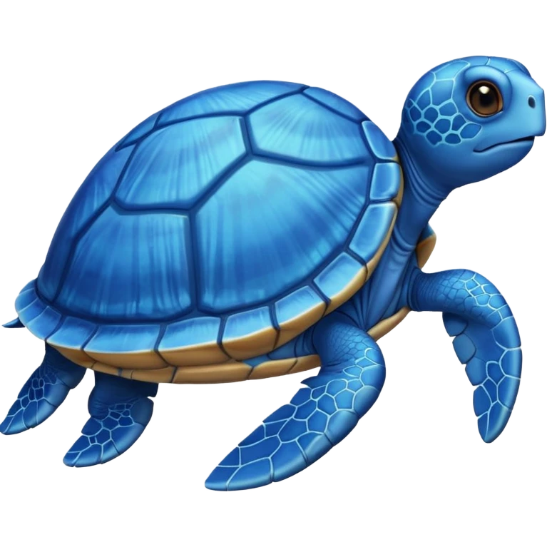 a blue turtle emoji