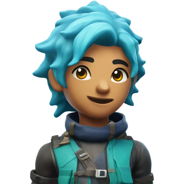 Fortnite Water Sprite squishie emoji