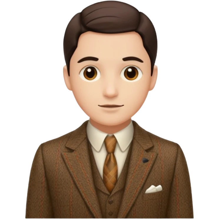 A person wearing a 1920s suit emoji
