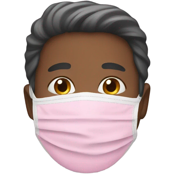 Pink Face Mask emoji