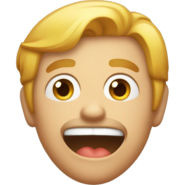 Someone who pulls his tongue to taunt someone else emoji