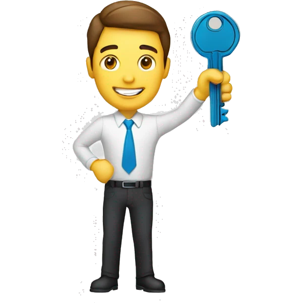 realtor handing key emoji