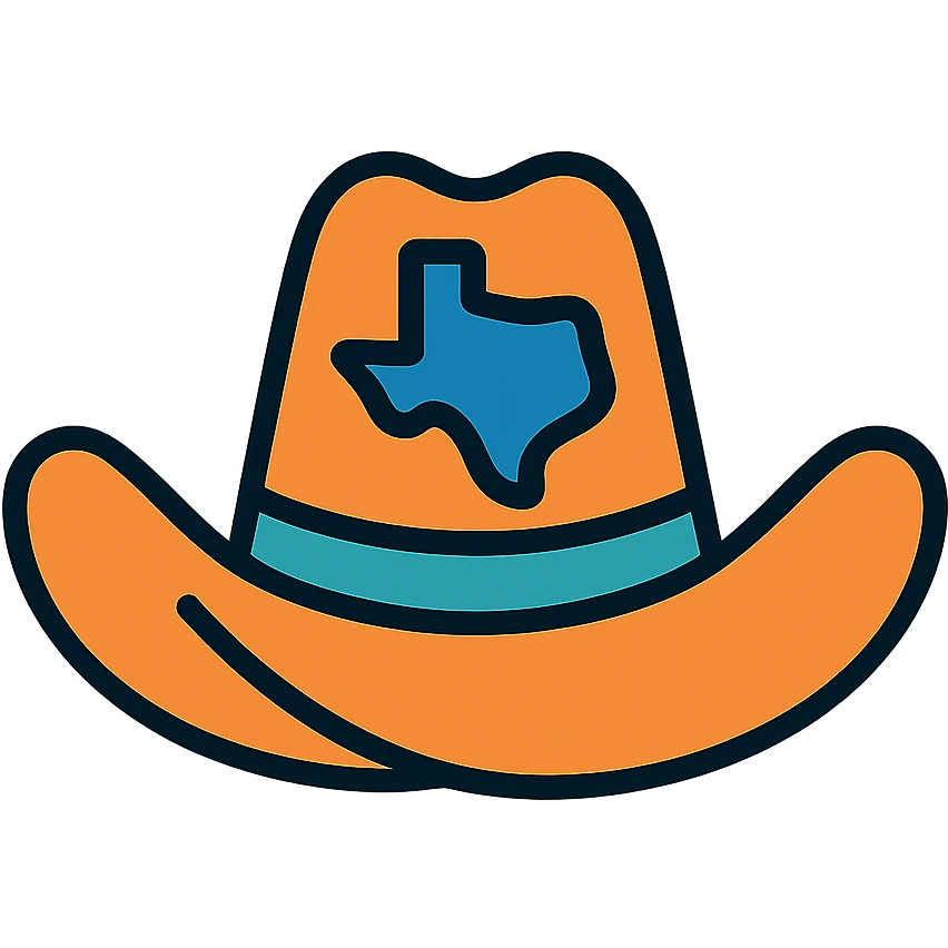 Texas cowboy hat emoji