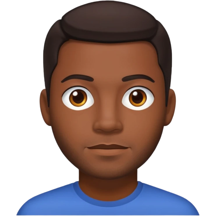 Trevor Penick medium dark skin, dark brown hair emoji