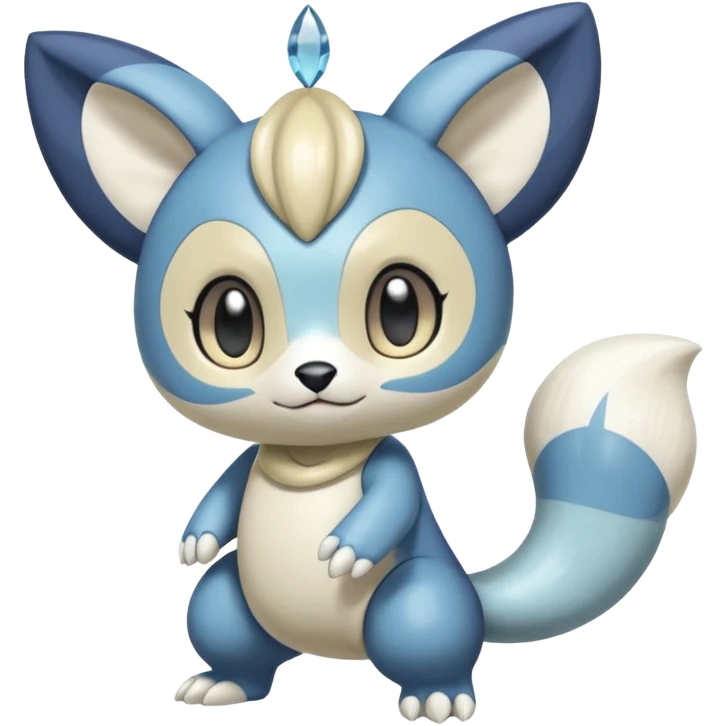 Shiny Soft Smooth Glossy Pastel Colorful Exotic Meloetta-Oshawott-Meowstic-Minccino-Stitch-Fakémon-creature-hybrid emoji