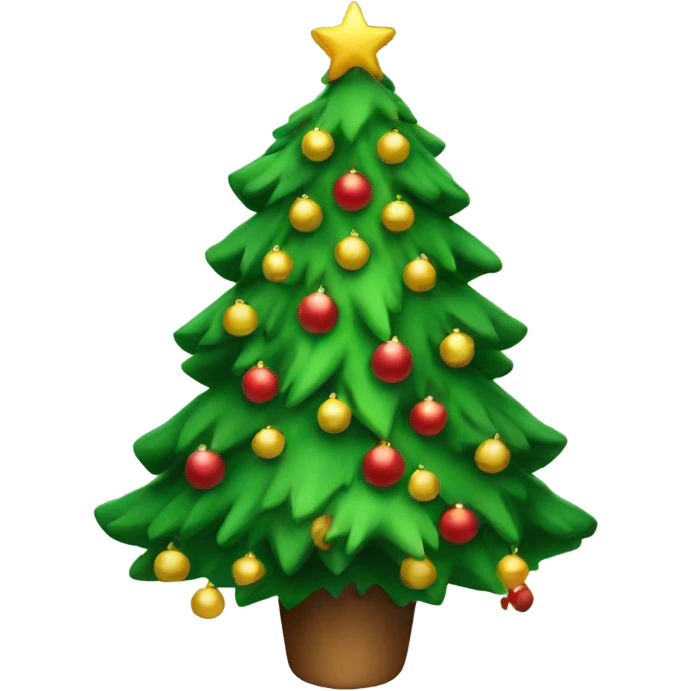 A Christmas tree  emoji