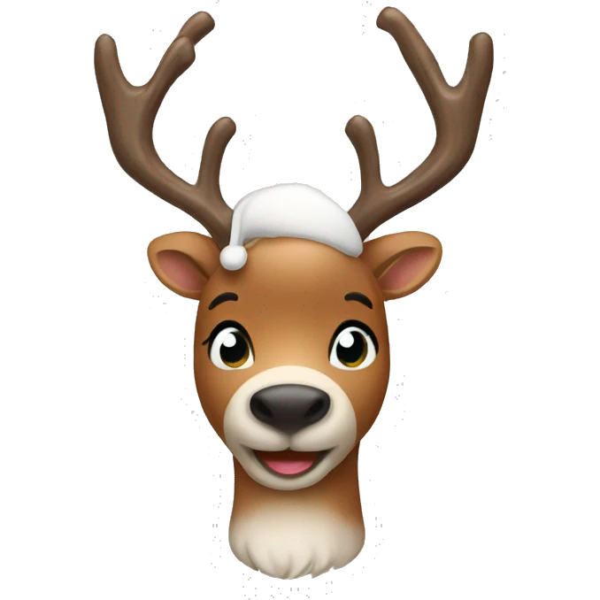 Christmas reindeer  emoji