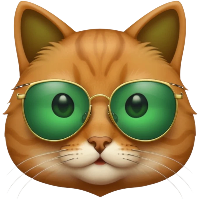 Cat wearing sunglasses emoji