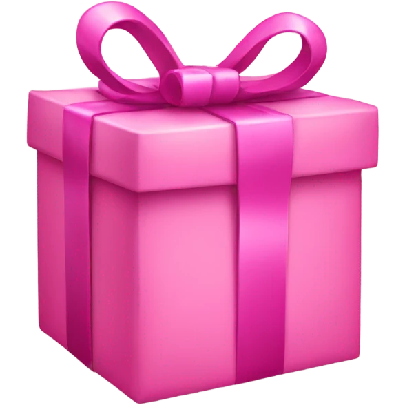 Pink present  emoji