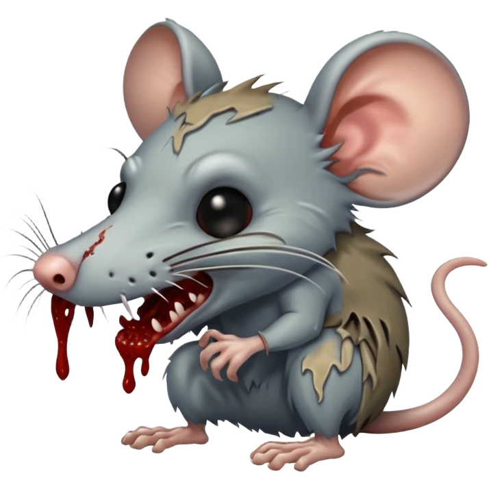 Zombie rat emoji
