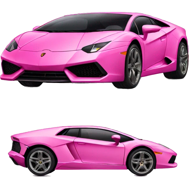 pink lambo emoji