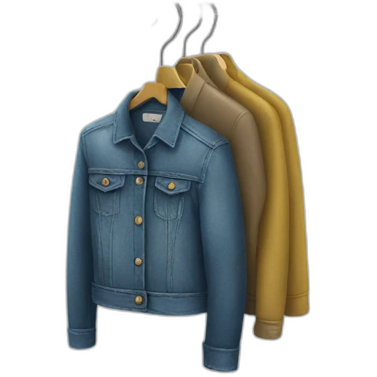 hangers with clothes emoji