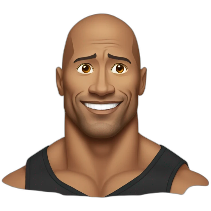 dwayne johnson emoji