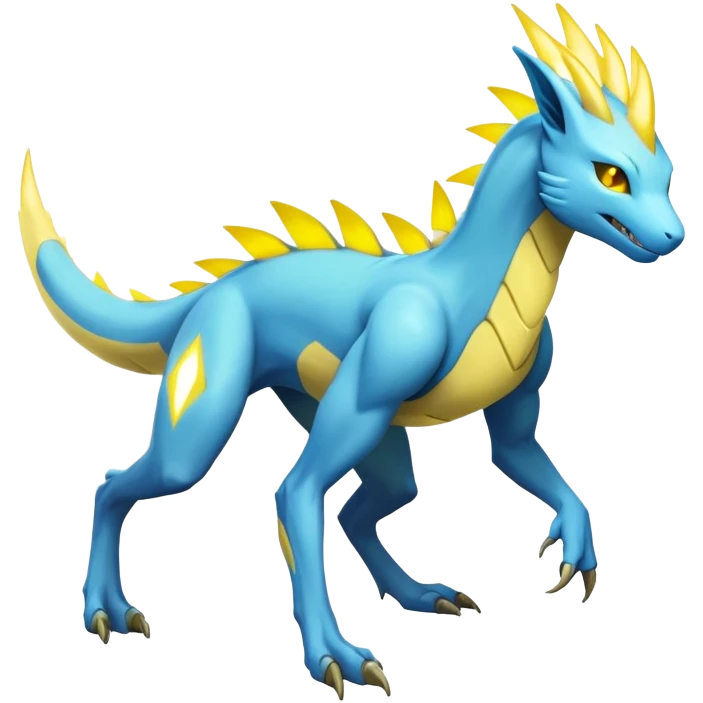 Manectric-Lucio-Draco-Fakémon-hybrid-creature (full body), 4 legs emoji