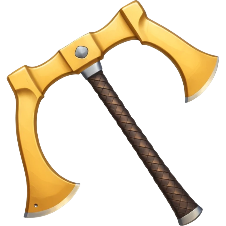 double-headed axe emoji