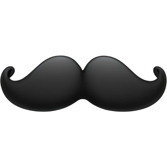 Moustache emoji