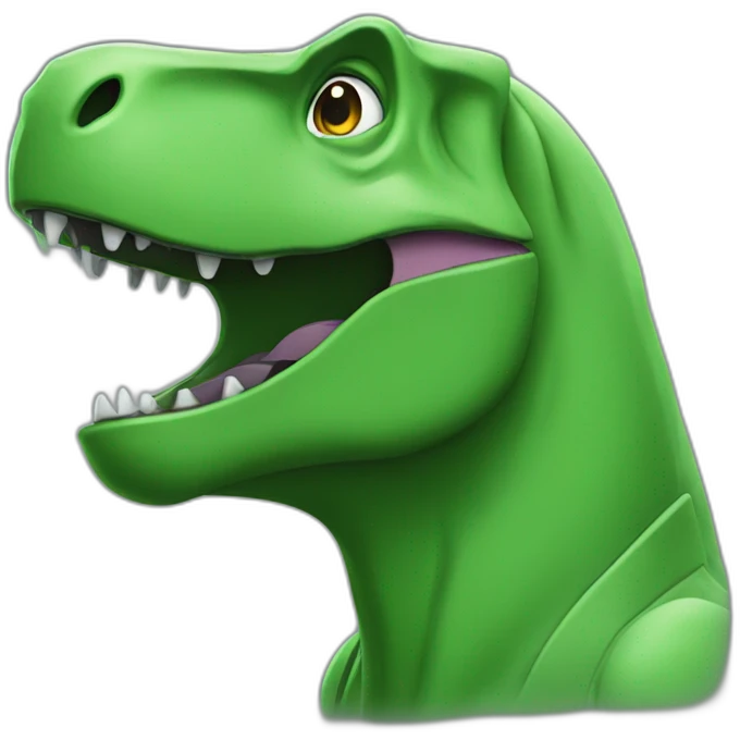 techsupport trex green emoji