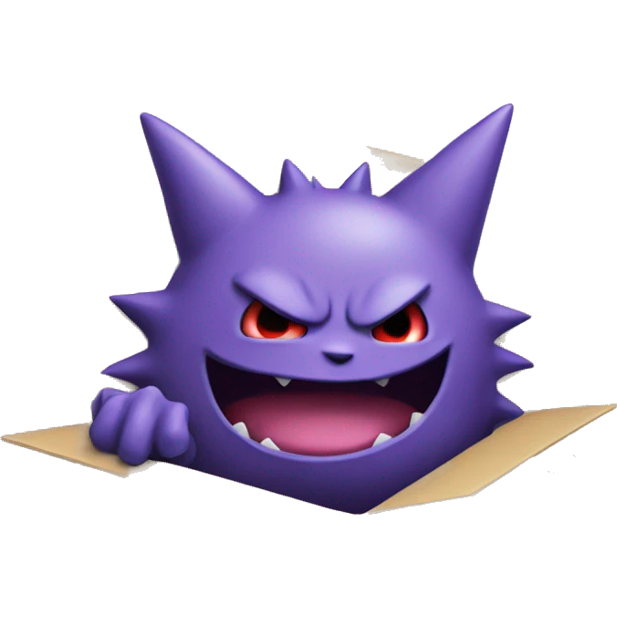 Gengar in the box  emoji