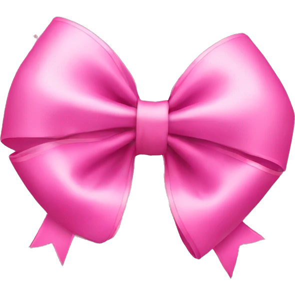 pink christmas bow  emoji