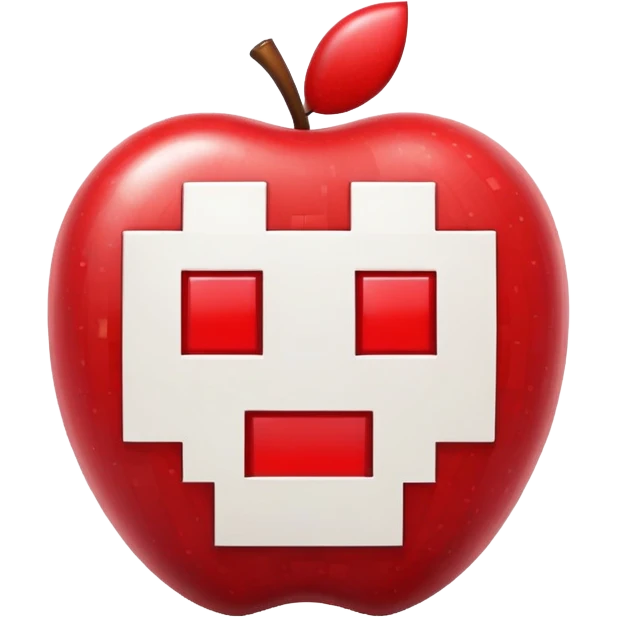 Minecraft apple emoji