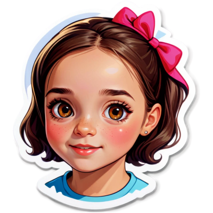 realistic portrait of girl emoji