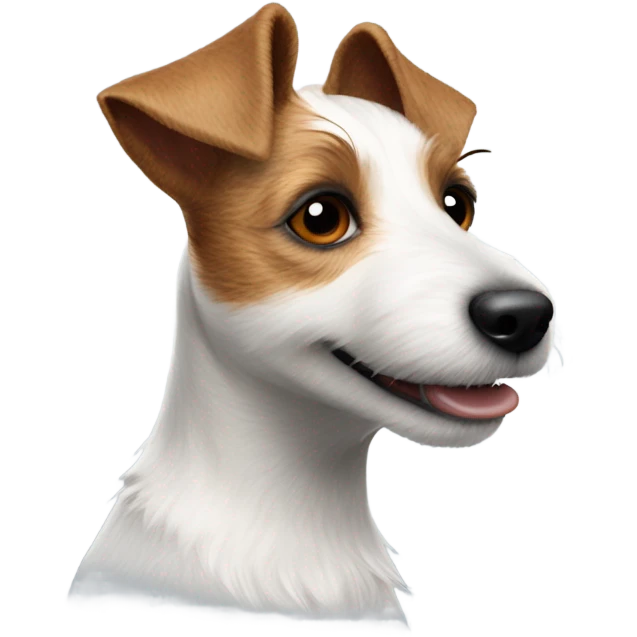 Scruffy jack russell emoji