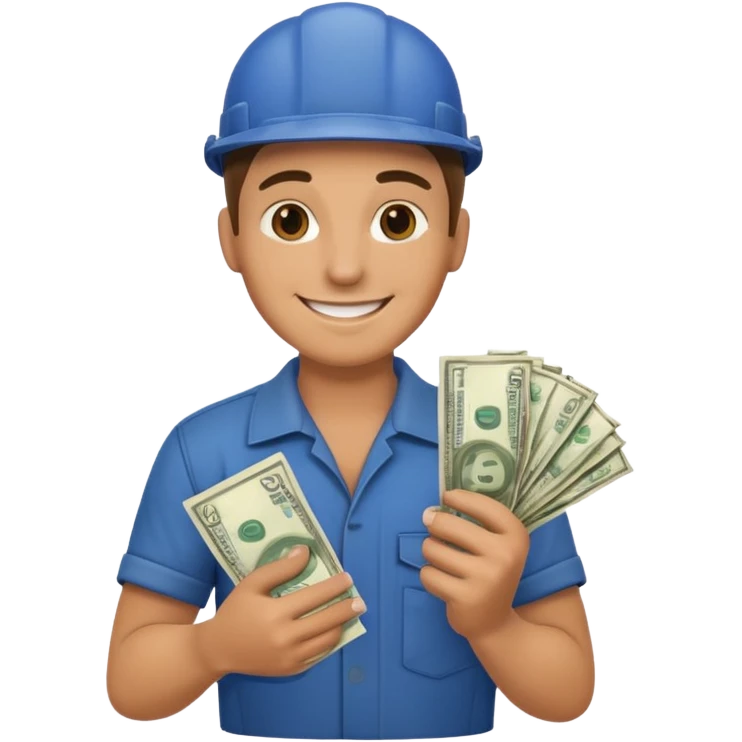 mechanic with money emoji