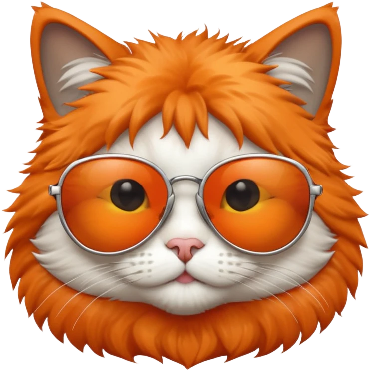 Cat wearing sunglasses  emoji