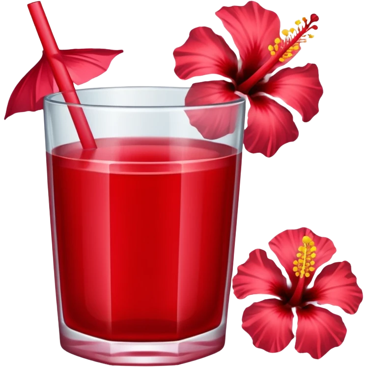make hibiscus juice emoji