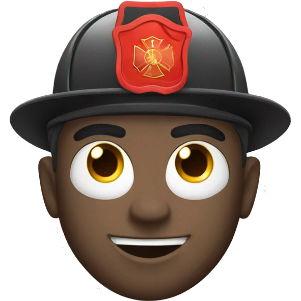 Firefighter emblem emoji