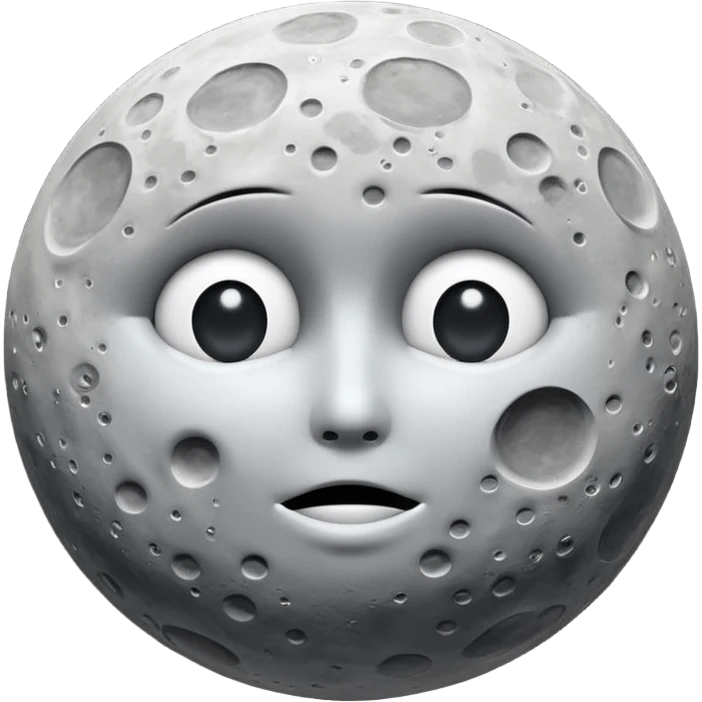 moon no eyes emoji